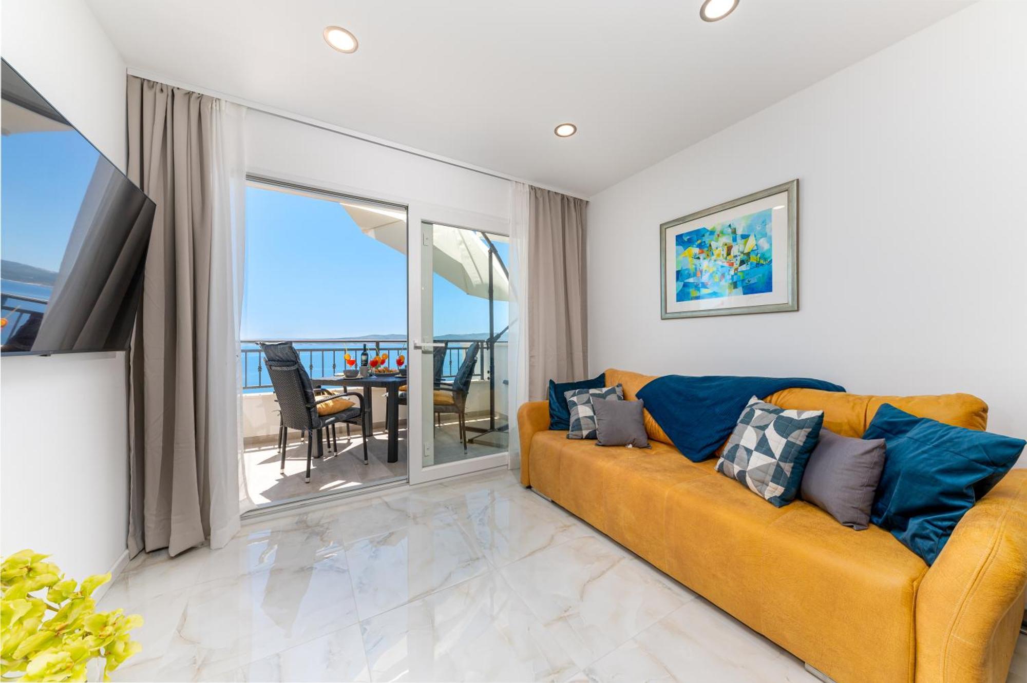 Seaview Apartments Nives Brela Exterior photo