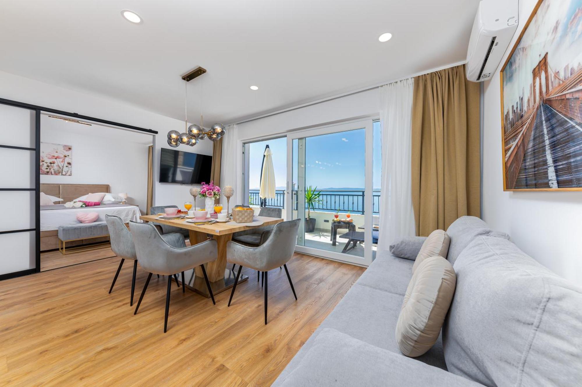 Seaview Apartments Nives Brela Exterior photo