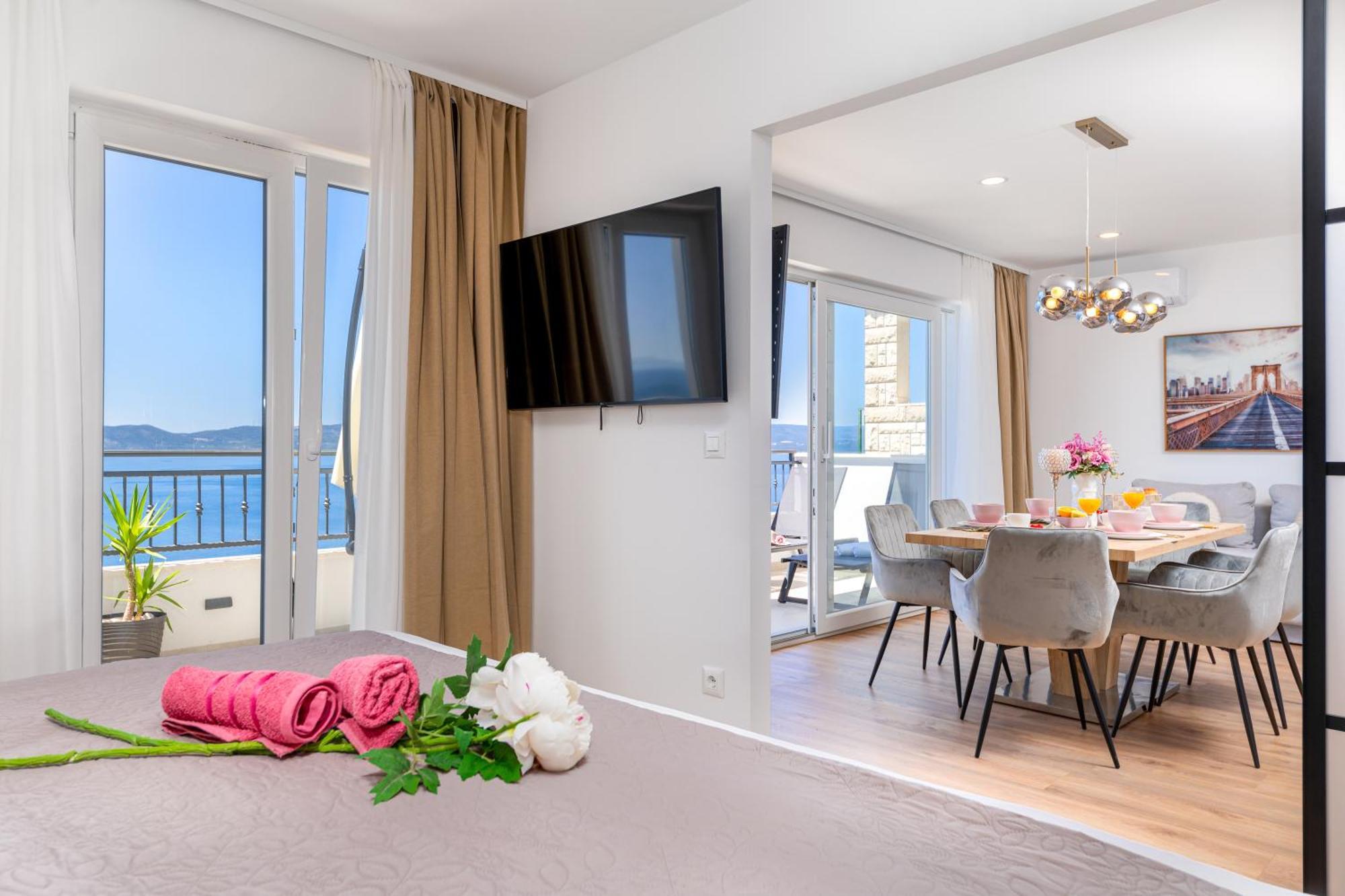 Seaview Apartments Nives Brela Exterior photo